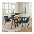table for 8 people Modway Furniture Dining Room Tables Black Walnut