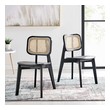 white parsons chairs Modway Furniture Dining Chairs Black