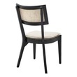 green suede dining chairs Modway Furniture Dining Chairs Black Beige