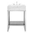 madeli bathroom vanity Modway Furniture Vanities Bathroom Vanities White Silver