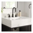 cherry vanity Modway Furniture Vanities Bathroom Vanities White Black