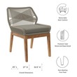 gold and cream dining chairs Modway Furniture Dining Sets Light Gray Greige