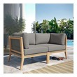 mid century modern sectional sleeper sofa Modway Furniture Sofa Sectionals Gray Graphite