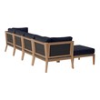 velvet chaise sectional Modway Furniture Sofa Sectionals Gray Navy