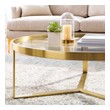 coffee table set with chairs Modway Furniture Tables Gold