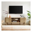 beige entertainment center Modway Furniture Decor Oak