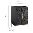 60 bathroom vanities with tops Modway Furniture Vanities Black