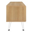 walnut tv stand Modway Furniture Decor Oak