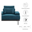 leather brown accent chair Modway Furniture Sofas and Armchairs Azure
