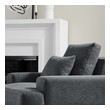 pink arm chair Modway Furniture Sofas and Armchairs Charcoal