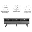 mid century tv console Modway Furniture Decor TV Stands-Entertainment Centers Charcoal