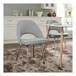 farmhouse dining Modway Furniture Dining Chairs Light Gray
