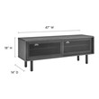 credenza tv console Modway Furniture Decor Charcoal