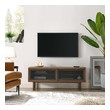 ikea under tv unit Modway Furniture Decor TV Stands-Entertainment Centers Walnut