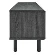 oak tv sideboard Modway Furniture Decor Charcoal