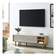 gray tv stand Modway Furniture Decor Oak