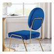 beige dining chairs with gold legs Modway Furniture Gold Navy