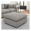 black upholstered arm chair Modway Furniture Sofas and Armchairs Light Gray