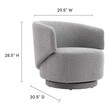 best occasional chairs Modway Furniture Sofas and Armchairs Light Gray