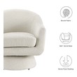 chaise lounge blue velvet Modway Furniture Sofas and Armchairs Ivory