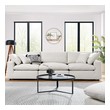 furniture sectional couch Modway Furniture Sofas and Armchairs Sofas and Loveseat Ivory