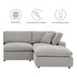 living spaces grey sectional couch Modway Furniture Sofas and Armchairs Sofas and Loveseat Light Gray
