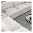 oversized sectional sofa with chaise Modway Furniture Sofas and Armchairs Sofas and Loveseat Ivory