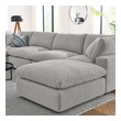 pull out sofa Modway Furniture Sofas and Armchairs Sofas and Loveseat Light Gray