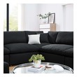 ikea grey sectional sofa bed Modway Furniture Sofas and Armchairs Sofas and Loveseat Black