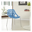 dining room with green chairs Modway Furniture Dining Chairs Blue