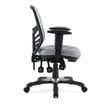white fur office chair Modway Furniture Office Chairs Gray