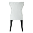 dining chairs blue velvet Modway Furniture Dining Chairs White