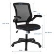 office chair pad Modway Furniture Office Chairs Office Chairs Black