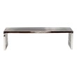 tufted upholstered storage bench Modway Furniture Benches and Stools Silver