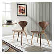 cream dining table chairs Modway Furniture Dining Chairs Dark Walnut