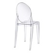 gold leg chair Modway Furniture Dining Chairs Clear