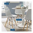 latest dining room design Modway Furniture Dining Chairs White