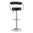 grey and oak bar stool Modway Furniture Dining Chairs Black