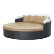red garden furniture Modway Furniture Daybeds and Lounges Espresso Mocha