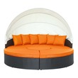 outdoor seating furniture sale Modway Furniture Daybeds and Lounges Espresso Orange