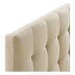 double bed and headboard Modway Furniture Headboards Beige