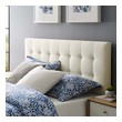 twin bed with side headboard Modway Furniture Headboards Ivory
