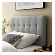 queen bed headboard with shelves Modway Furniture Headboards Gray
