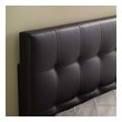 bed frame with tufted headboard Modway Furniture Headboards Brown
