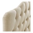 organic upholstered headboard Modway Furniture Headboards Beige