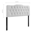 king size bed with upholstered headboard and storage Modway Furniture Headboards Headboards and Footboards White