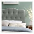 king size bed frame with high headboard Modway Furniture Headboards Gray