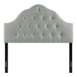 couch headboard bed Modway Furniture Headboards Gray