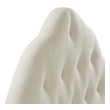 white cloth headboard Modway Furniture Headboards Ivory