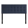 upholstered bed with headboard and footboard Modway Furniture Headboards Navy